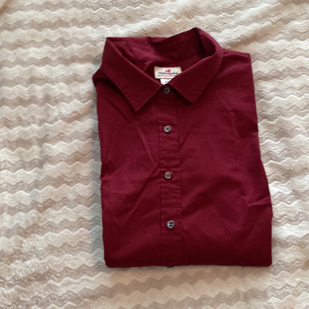 J. Crew Maroon Haberdashery Size Small